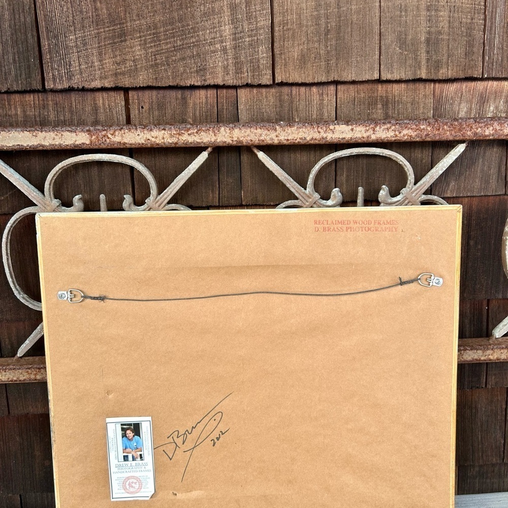 Original Photograph in a reclaimed wood frame by Artist, Drew E. Brass - Picture 3 of 11